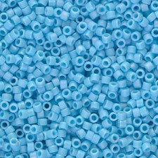 Miyuki delica Beads 11/0 - Matted opaque sky blue ab DB-879